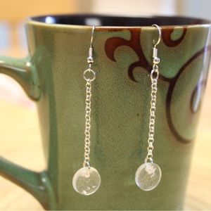 Resin earrings, hand made by me